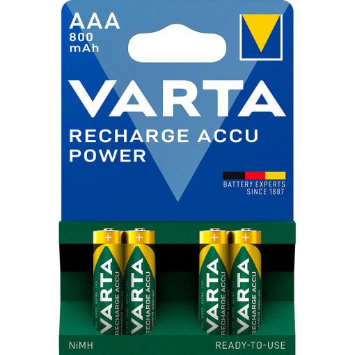 Varta 56703 AAA Ready2Use Micro Battery Ni-MH 800mAh 1,2 V Ni-Mh-Akku, 4 Stück