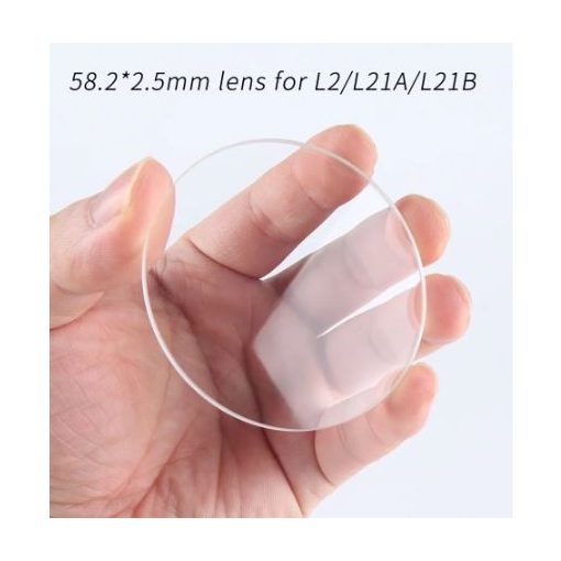 Glaslinse mit Antireflexionsbeschichtung 58,2 mm