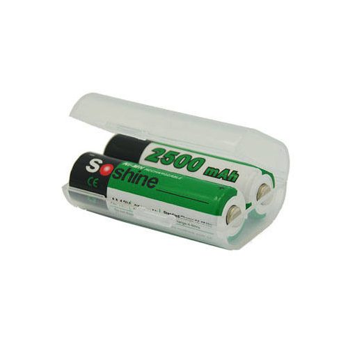 Aufbewahrungsbox für 2 x14500 oder AA-Batterien