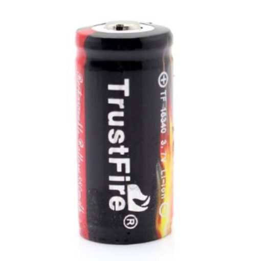 TrustFire 16340 védett tölthető li-ion akkumulátor