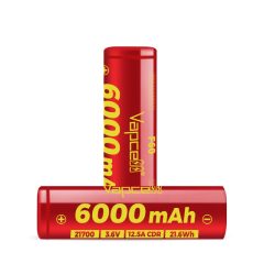  Vapcell F60 21700 6000mah li-ion battery